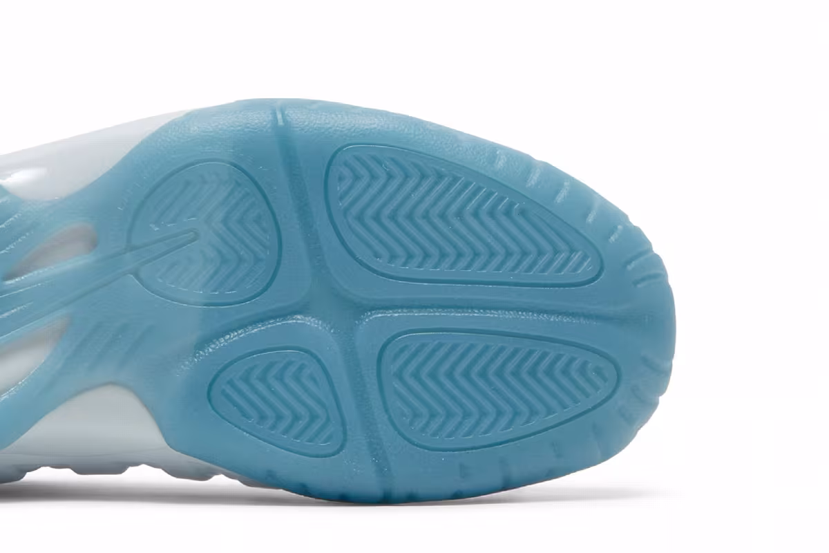 Nike Little Posite One GS Aura Worn Blue White, view 6
