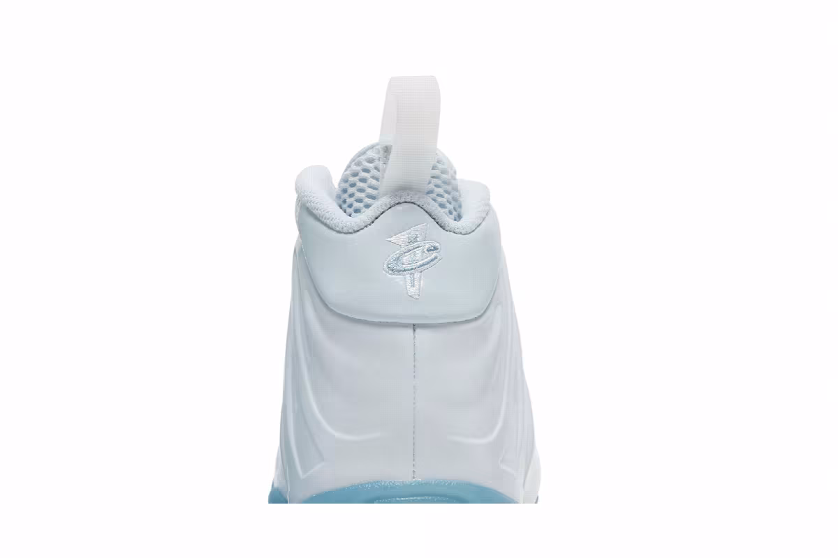 Nike Little Posite One GS Aura Worn Blue White, view 8