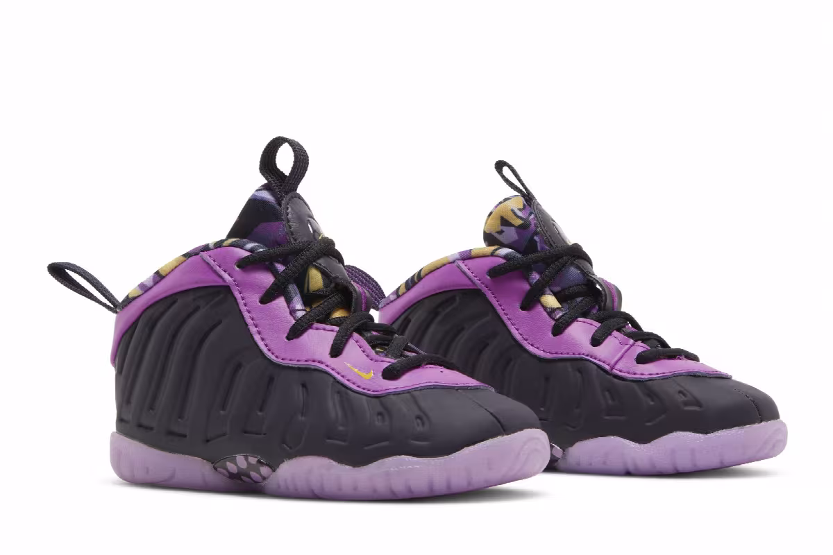 Nike Little Posite One TD Cave Purple, view 9