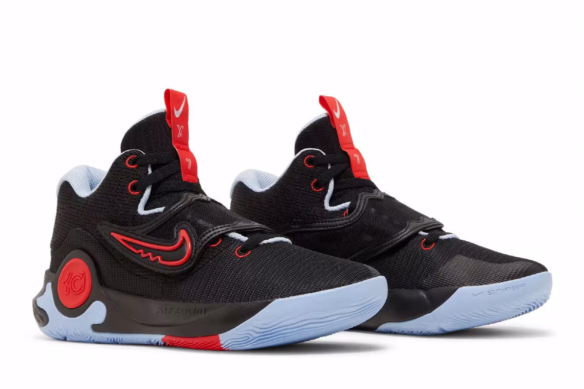 Nike KD Trey 5 X Black Light Crimson, view 9
