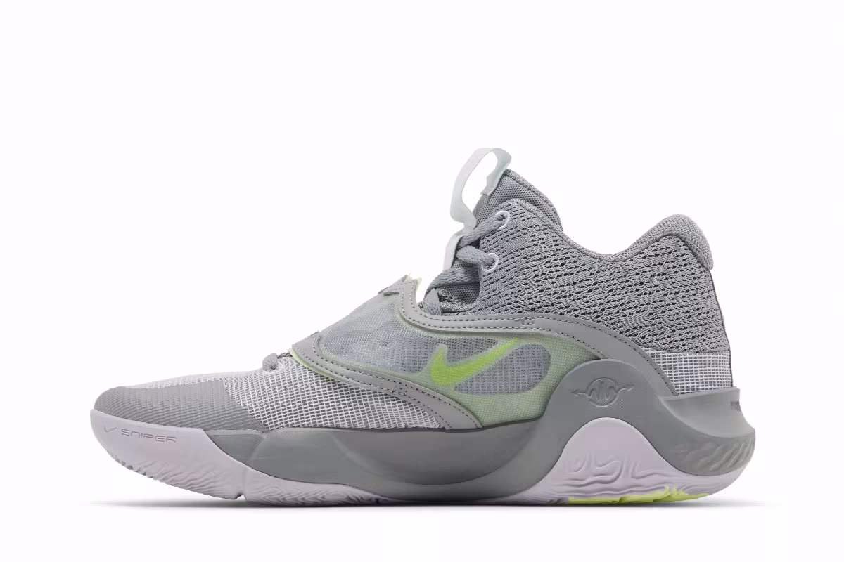 Nike KD Trey 5 X Particle Grey Lilac, view 4