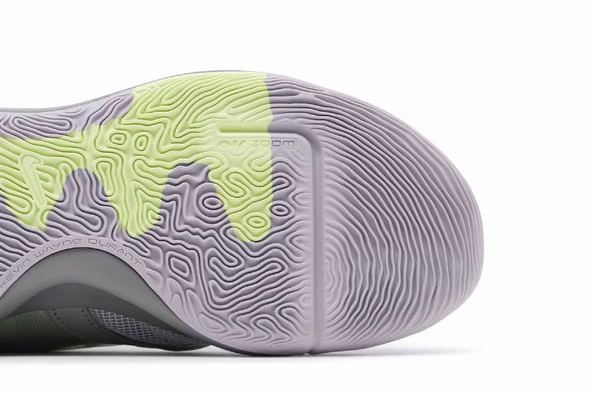 Nike KD Trey 5 X Particle Grey Lilac, view 6