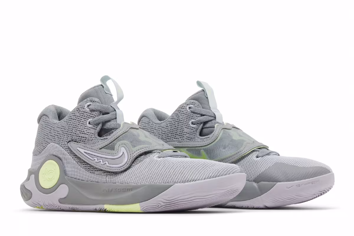 Nike KD Trey 5 X Particle Grey Lilac, view 9