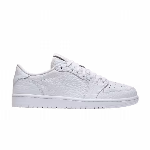 Air Jordan 1 Retro Low Swooshless 'Triple White'