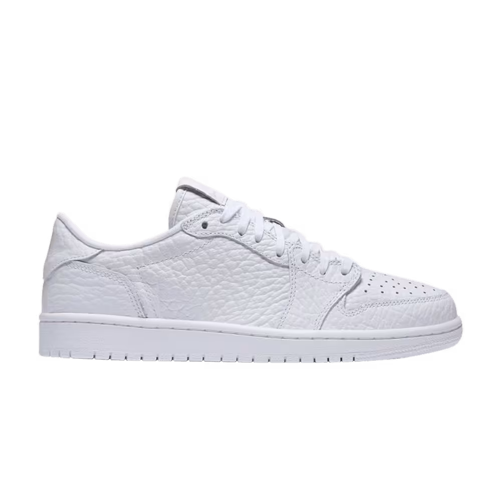 Air Jordan 1 Low Swooshless Triple White