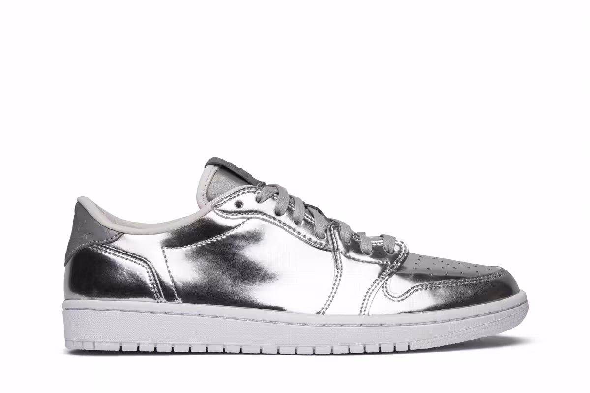 Air Jordan 1 Low OG Pinnacle Metallic Silver, view 2