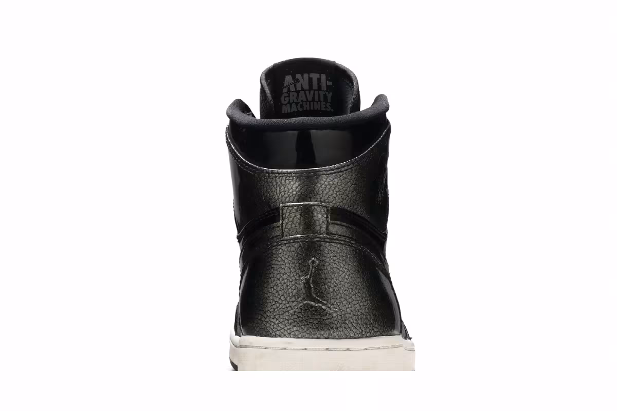 Air Jordan 1 High Black Patent, view 8