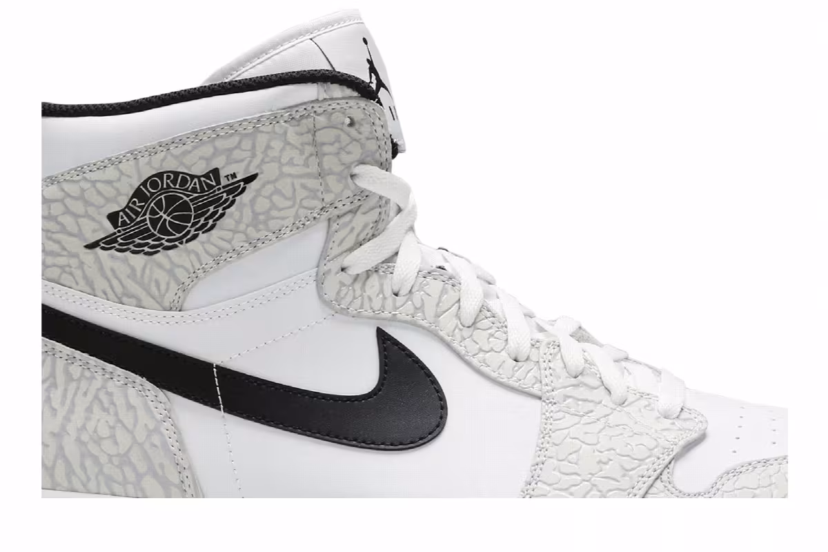 Air Jordan 1 High White Elephant, view 3