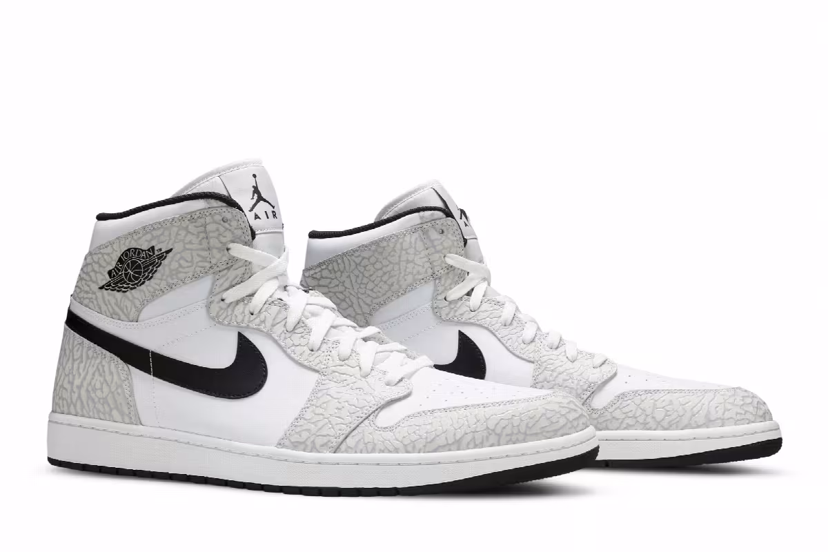 Air Jordan 1 High White Elephant, view 9