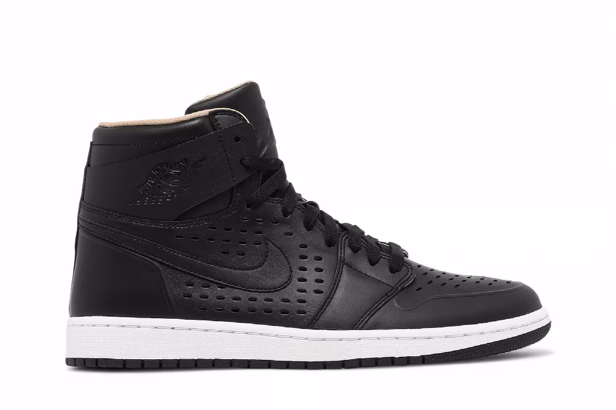 Air Jordan 1 High Black Vachetta Tan, view 2