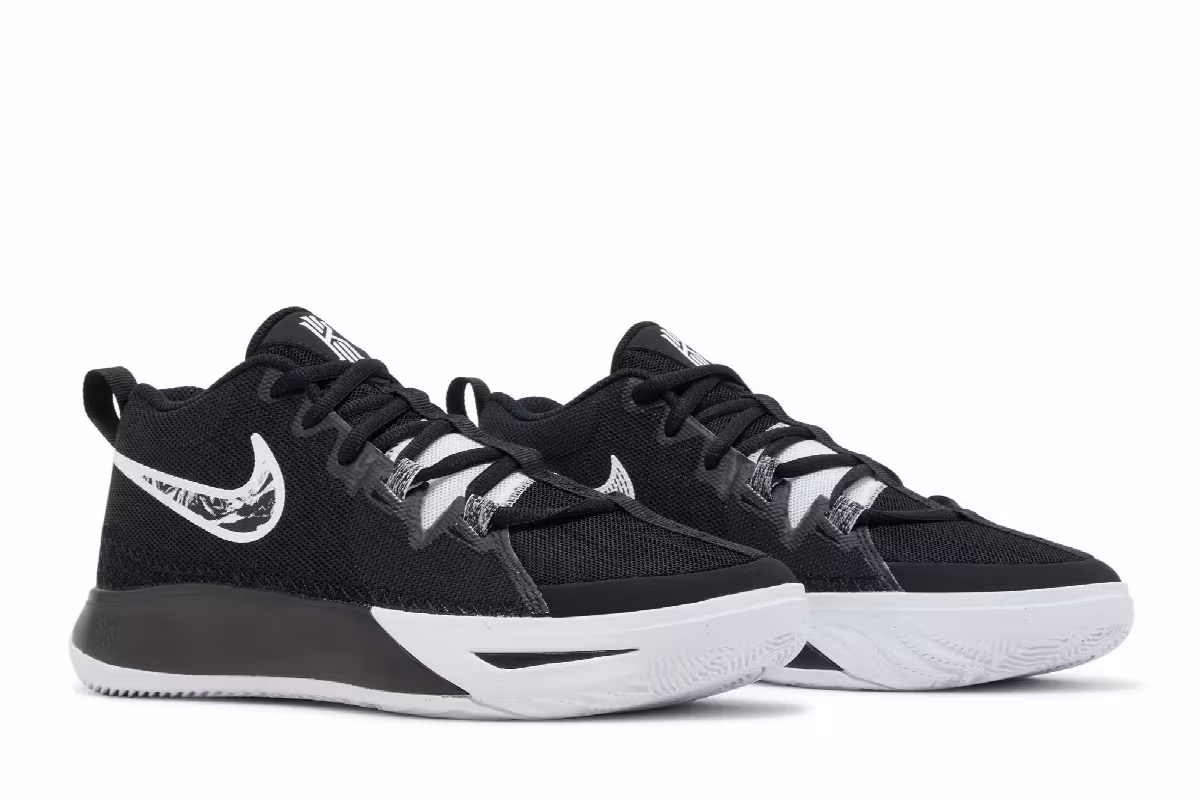 Nike Kyrie Flytrap 6 GS Black White, view 9