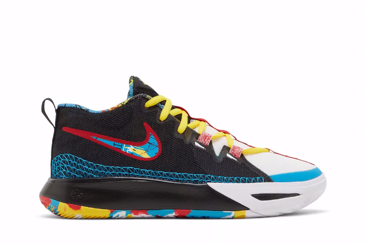 Nike Kyrie Flytrap 6 SE GS Black Multi-Color, view 2