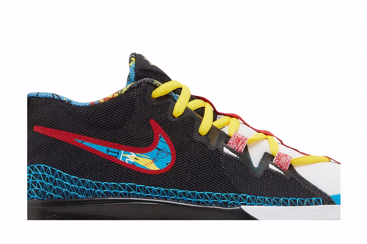 Nike Kyrie Flytrap 6 SE GS Black Multi-Color, view 3