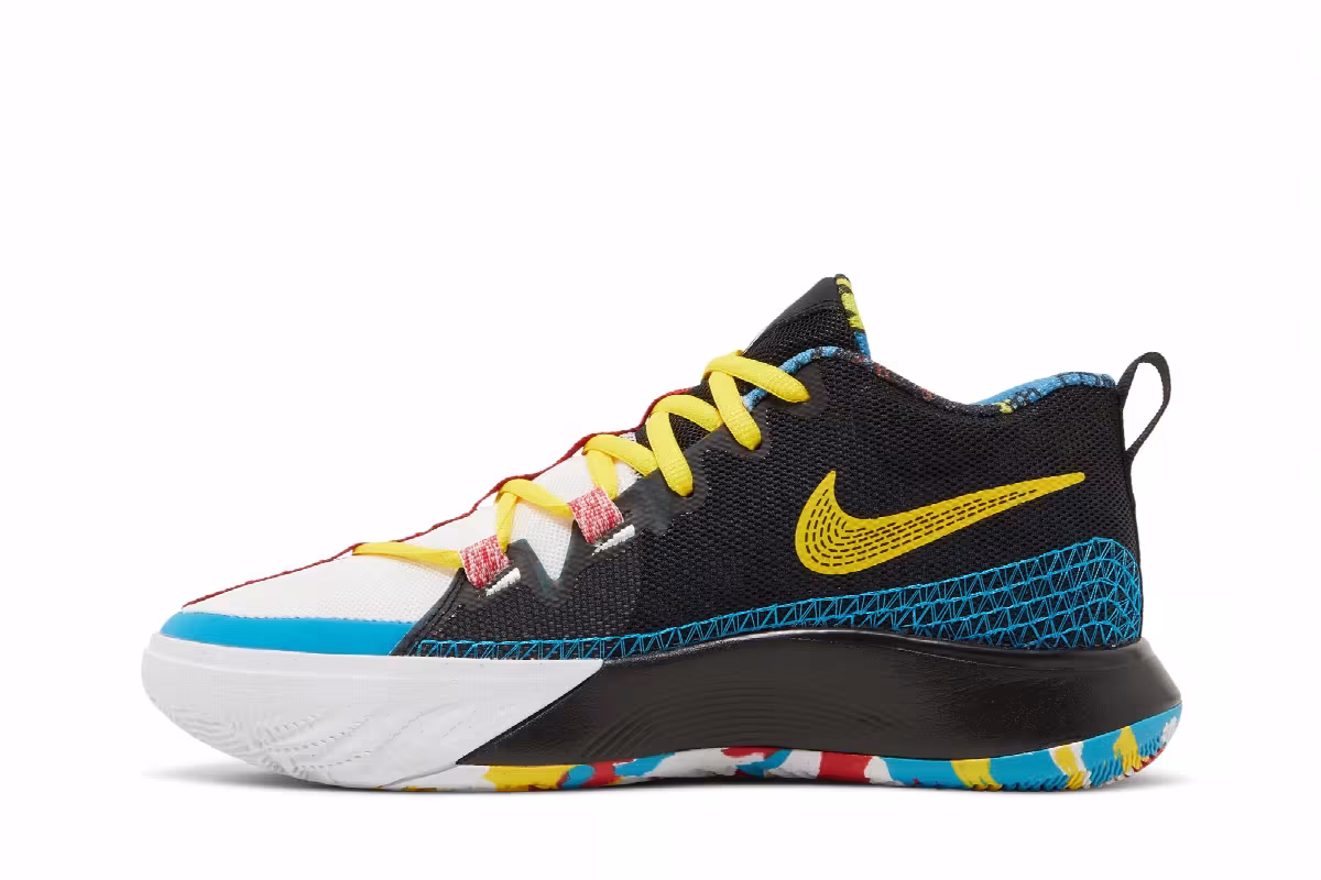 Nike Kyrie Flytrap 6 SE GS Black Multi-Color, view 4