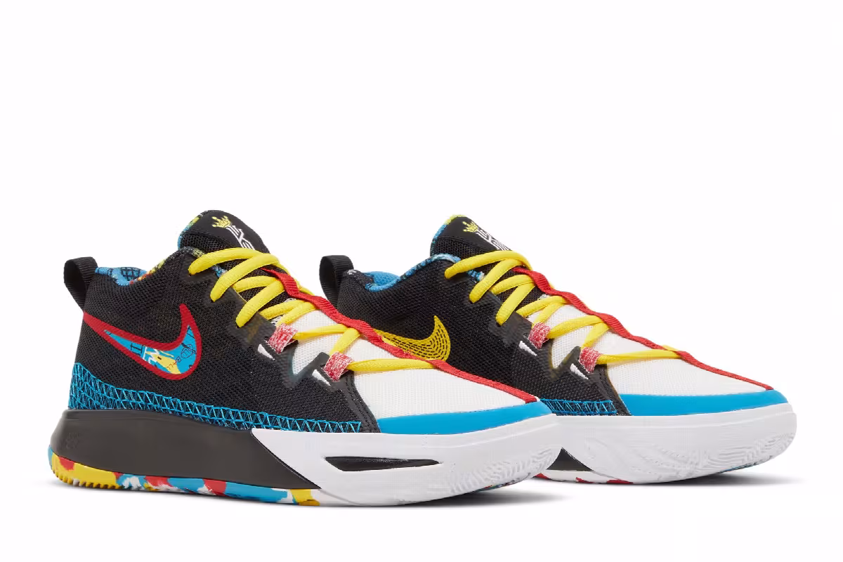 Nike Kyrie Flytrap 6 SE GS Black Multi-Color, view 9