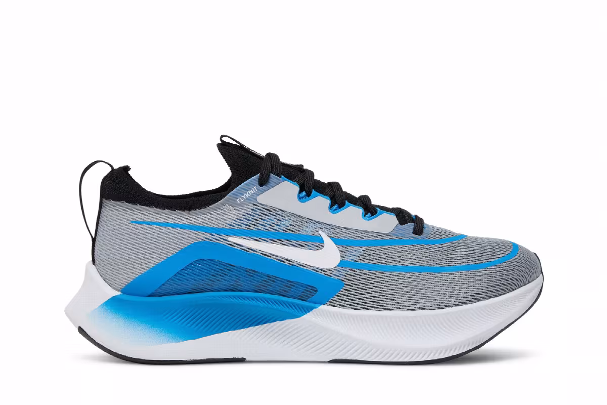 Nike Zoom Fly 4 Wolf Grey Photo Blue, view 2