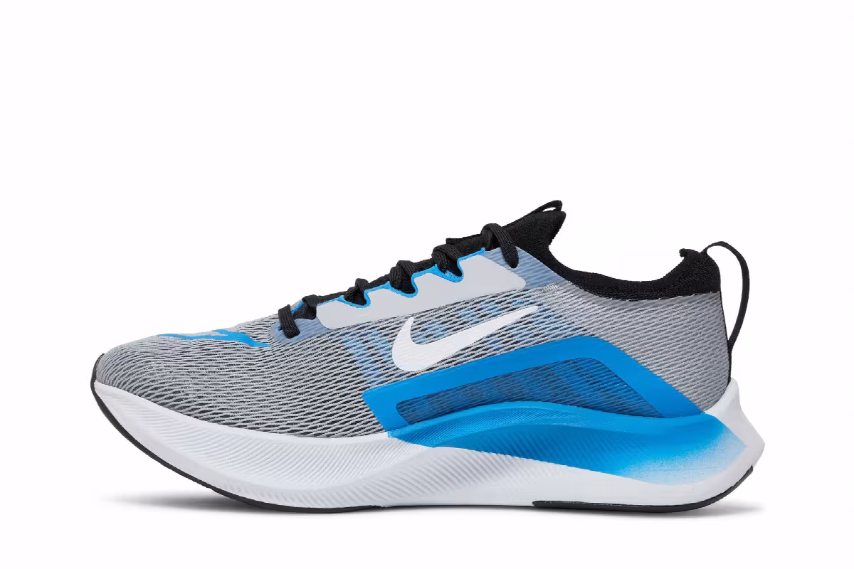 Nike Zoom Fly 4 Wolf Grey Photo Blue, view 4