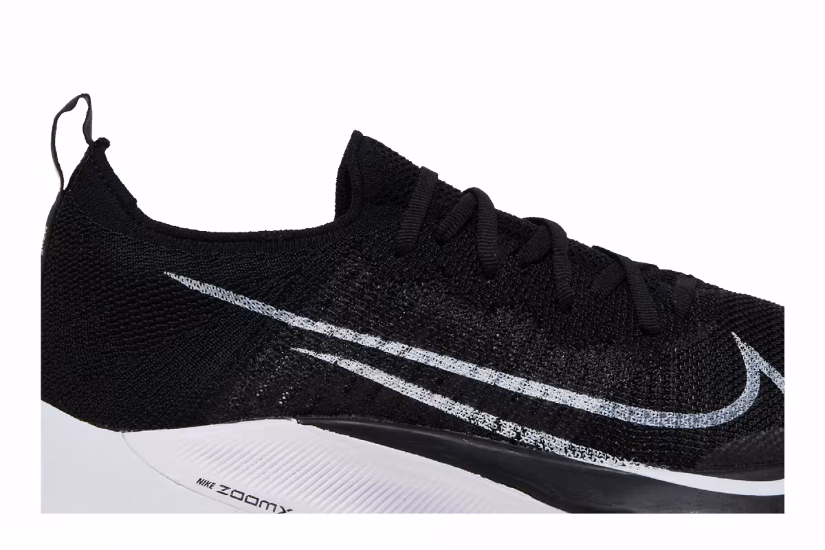 Nike Air Zoom Tempo NEXT% Flyknit Black White, view 3