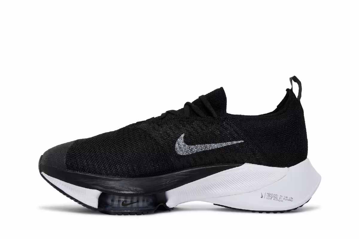 Nike Air Zoom Tempo NEXT% Flyknit Black White, view 4