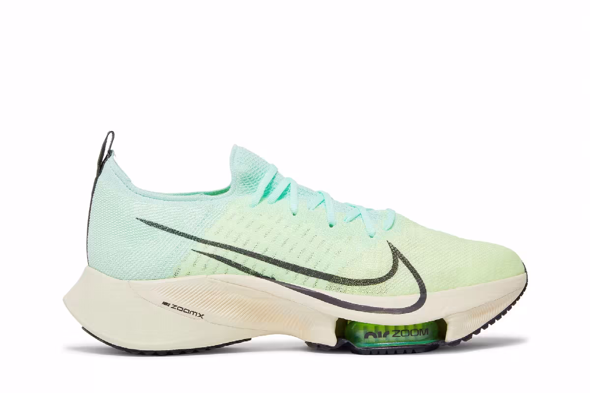 Nike Air Zoom Tempo NEXT% Barely Volt Mint Foam, view 2