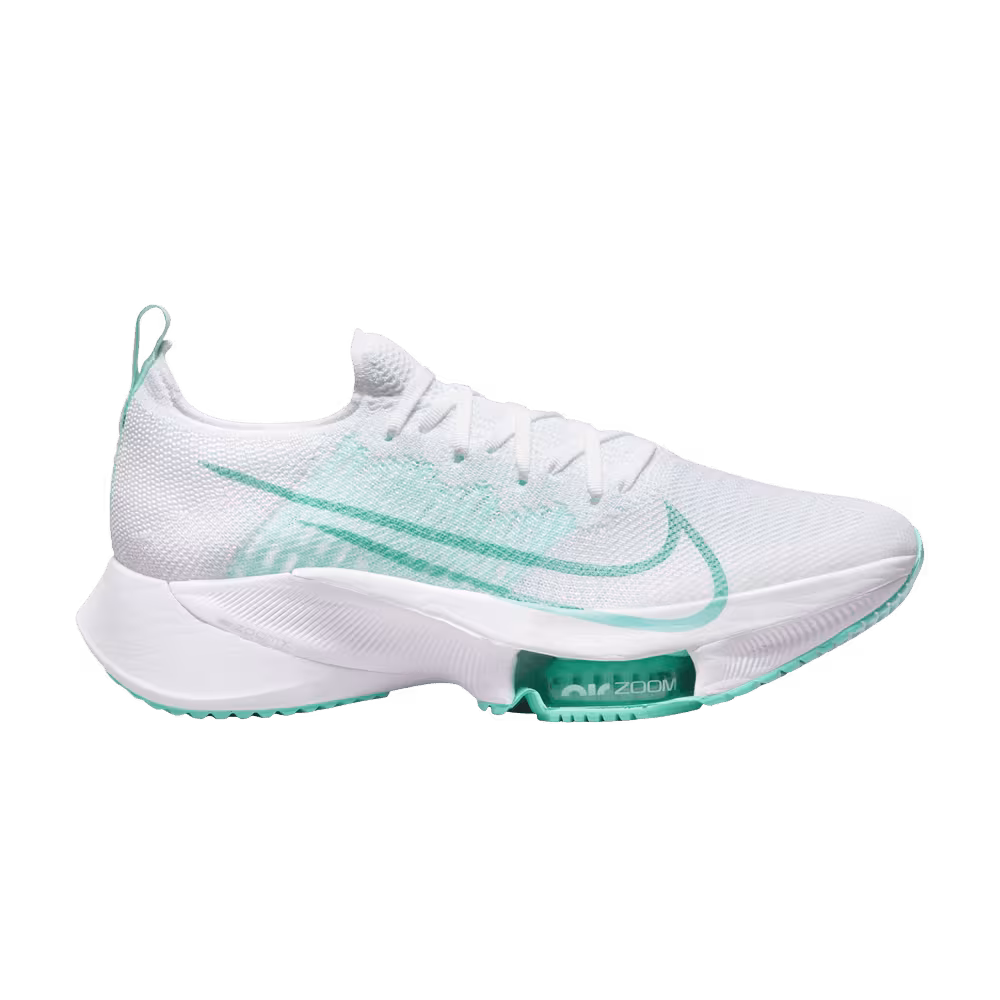 Nike Women's Air Zoom Tempo NEXT% Flyknit White Hyper Turquoise