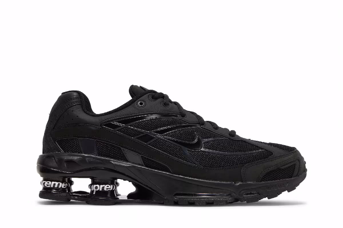 Supreme x Nike Shox Ride 2 Black, view 2