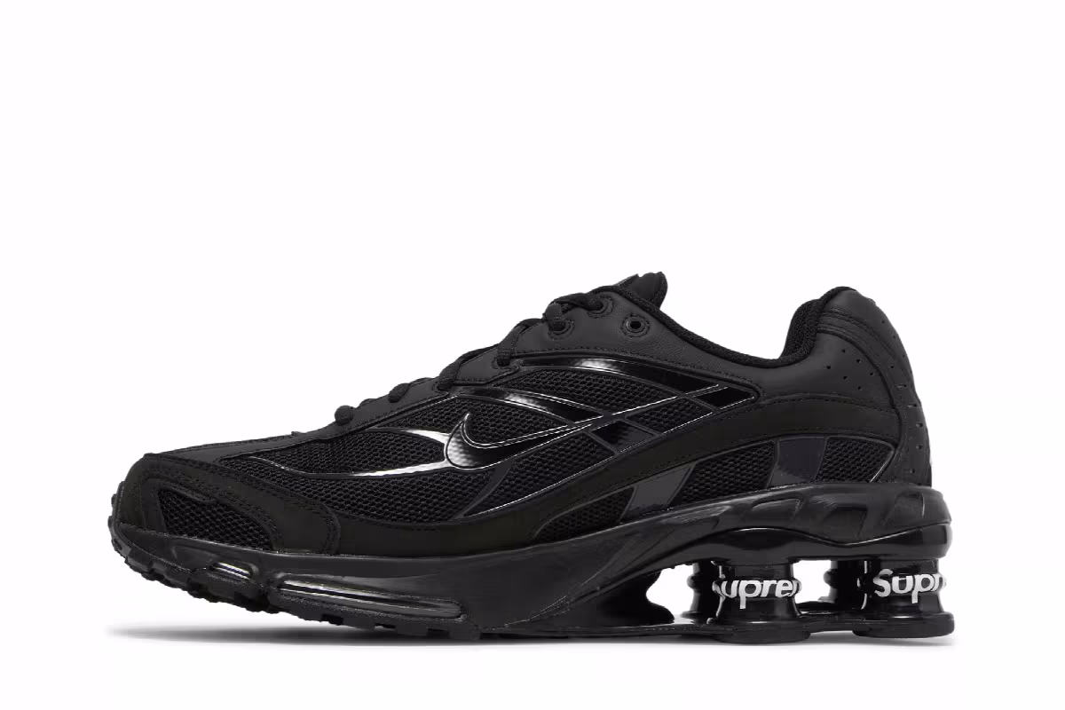 Supreme x Nike Shox Ride 2 Black, view 4