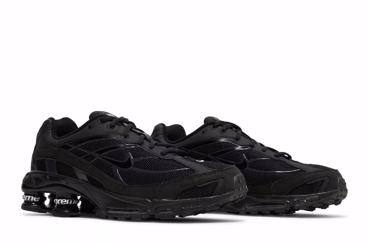 Supreme x Nike Shox Ride 2 Black, view 9