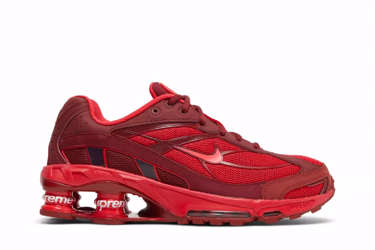 Supreme x Nike Shox Ride 2 Speed Red, view 2