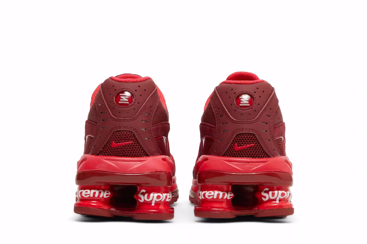 Supreme x Nike Shox Ride 2 Speed Red, view 7