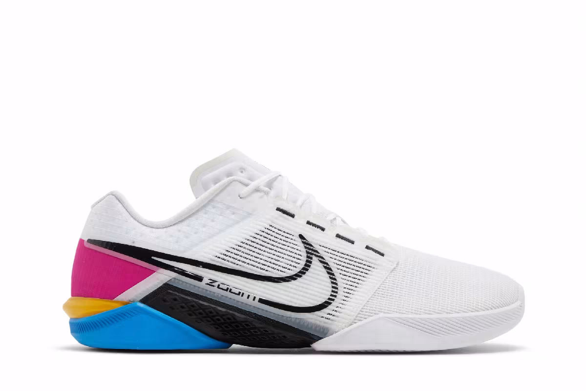 Nike Zoom Metcon Turbo 2 White Photo Blue Pink Prime, view 2