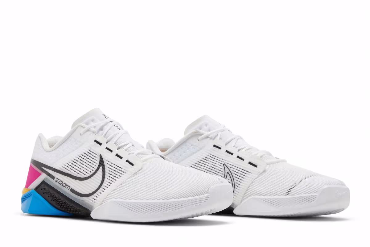 Nike Zoom Metcon Turbo 2 White Photo Blue Pink Prime, view 9