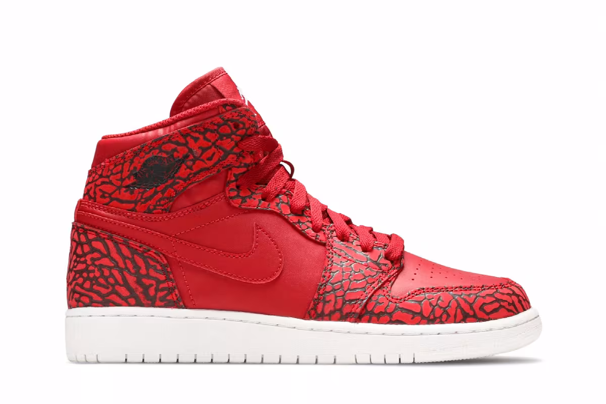 Air Jordan 1 Hi Prem BG Red Elephant, view 2