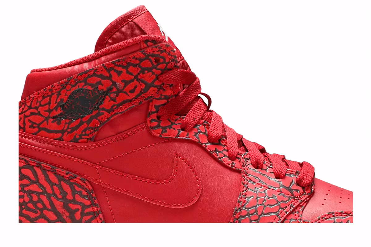 Air Jordan 1 Hi Prem BG Red Elephant, view 3