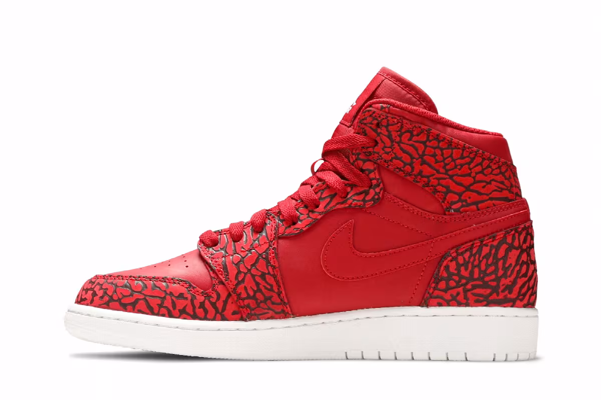 Air Jordan 1 Hi Prem BG Red Elephant, view 4