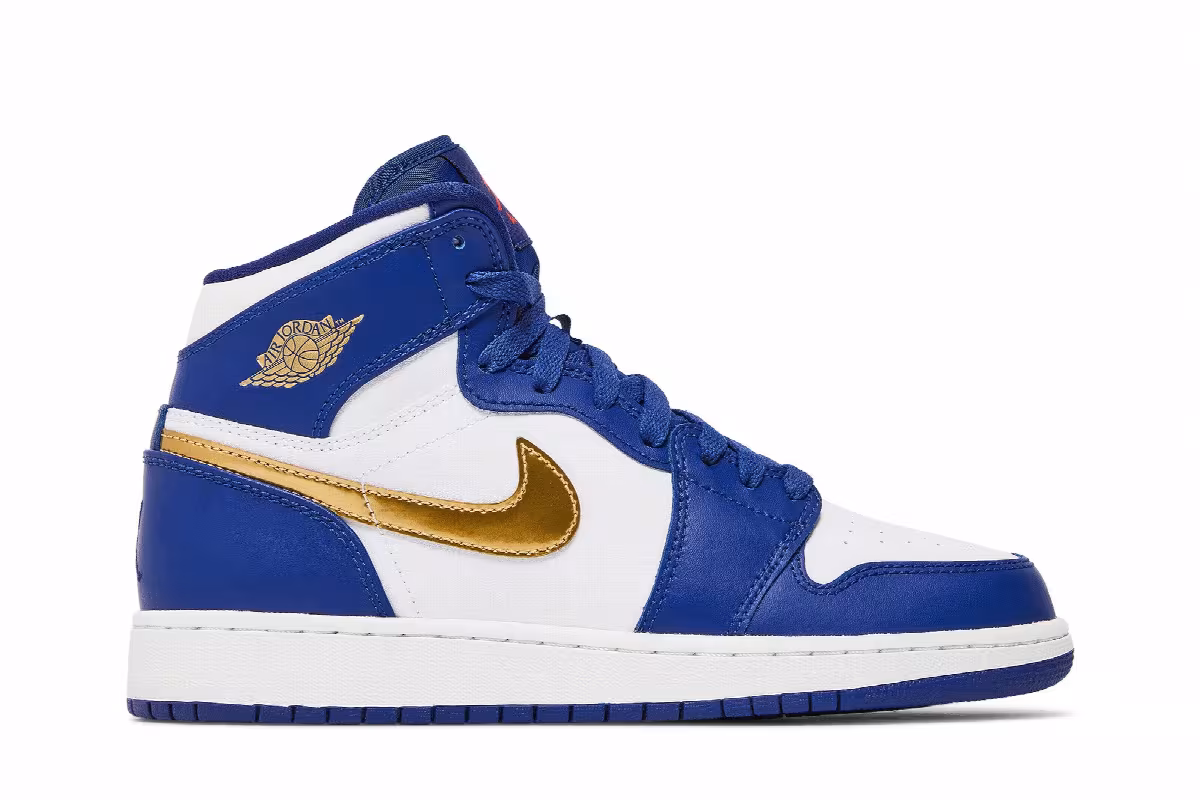 Air Jordan 1 High BG Deep Royal Blue, view 2