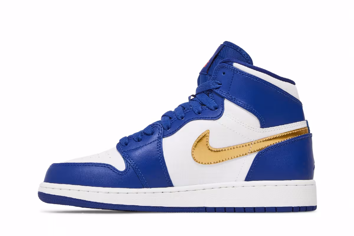 Air Jordan 1 High BG Deep Royal Blue, view 4