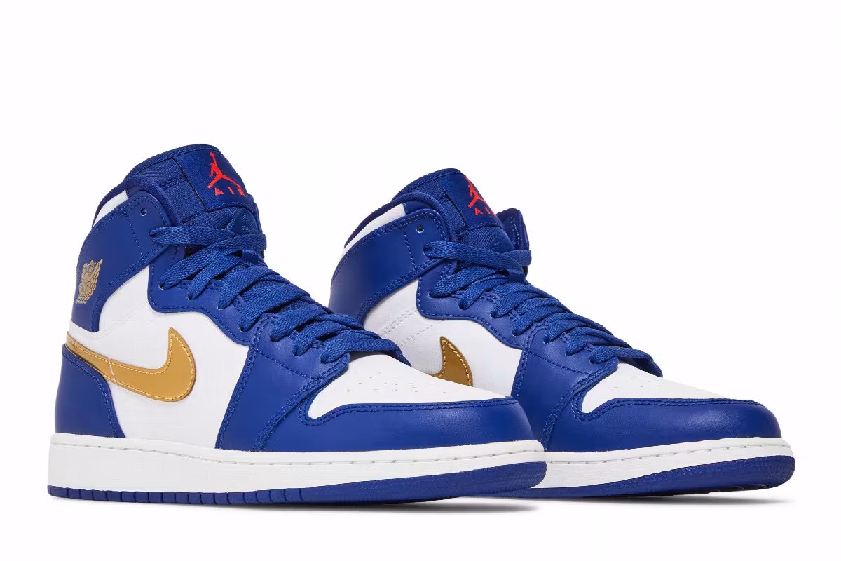 Air Jordan 1 High BG Deep Royal Blue, view 9