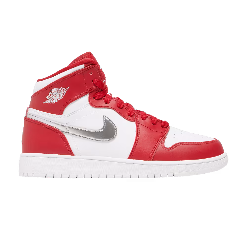 Air Jordan 1 High GS Silver Medal