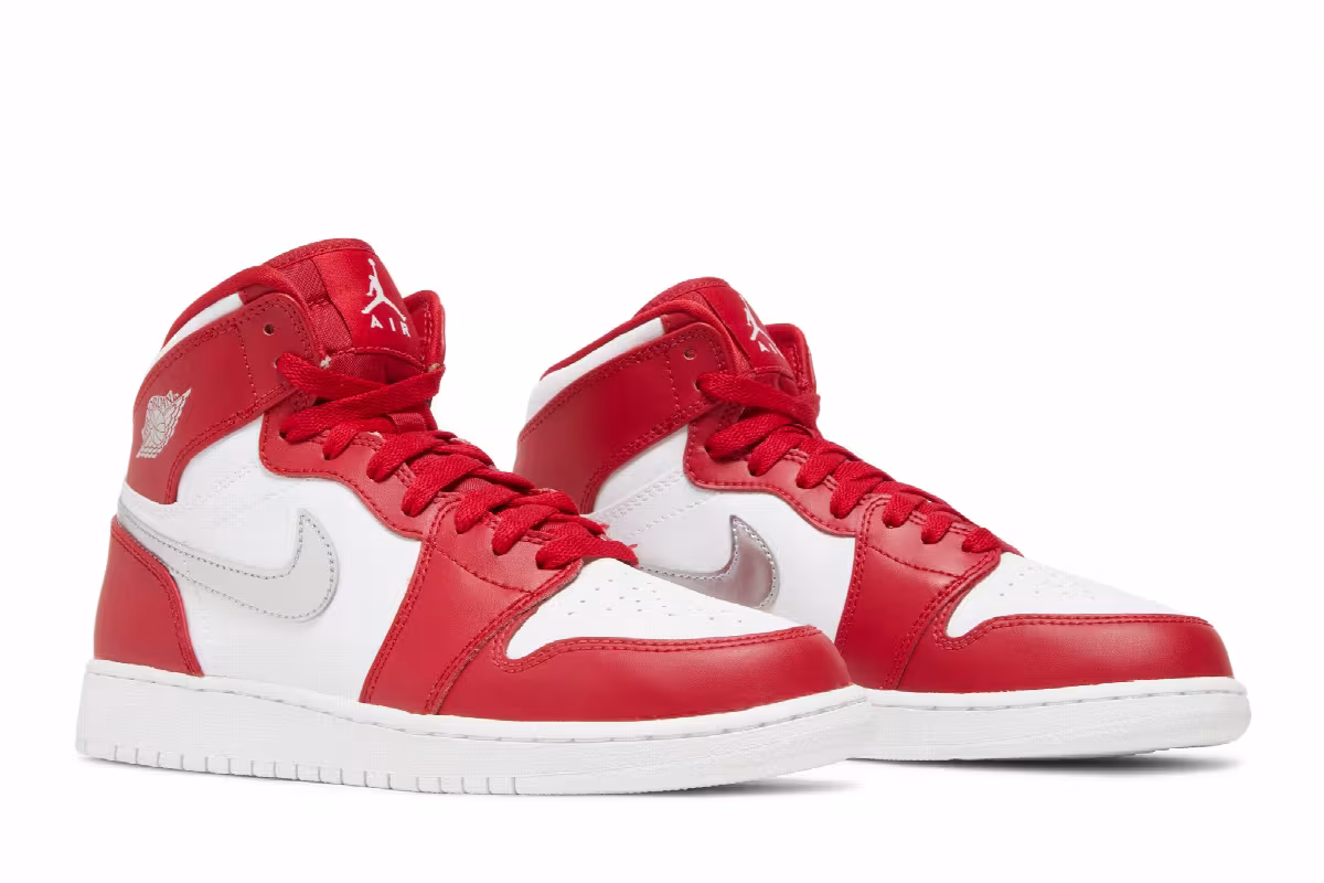 Air Jordan 1 High GS Silver Medal, view 9