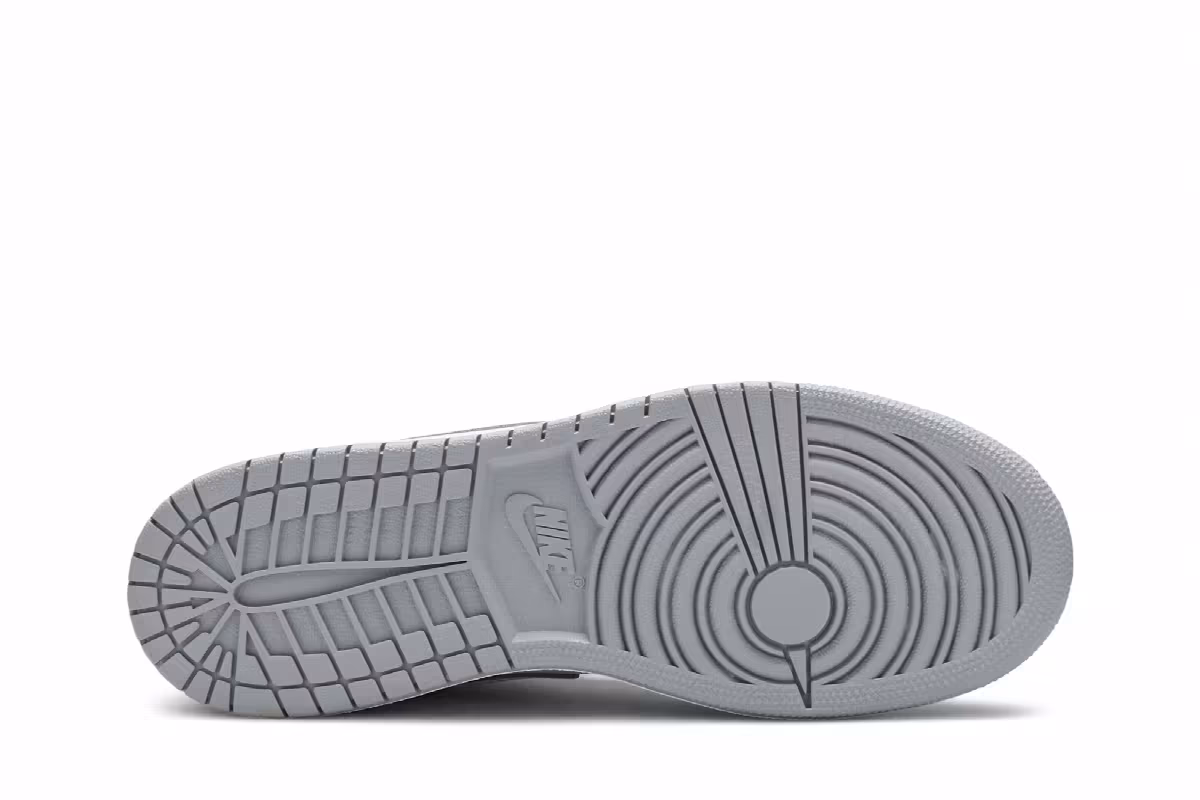 Air Jordan 1 Mid GS White Wolf Grey, view 5