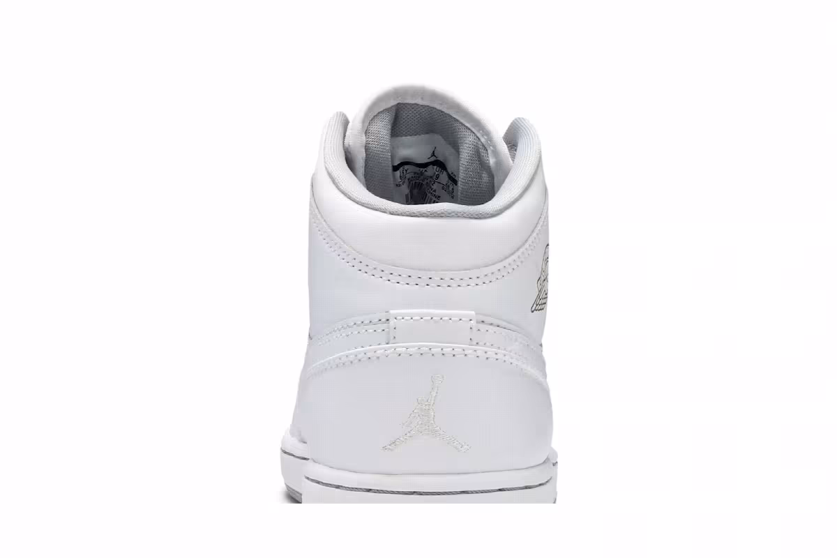 Air Jordan 1 Mid GS White Wolf Grey, view 8