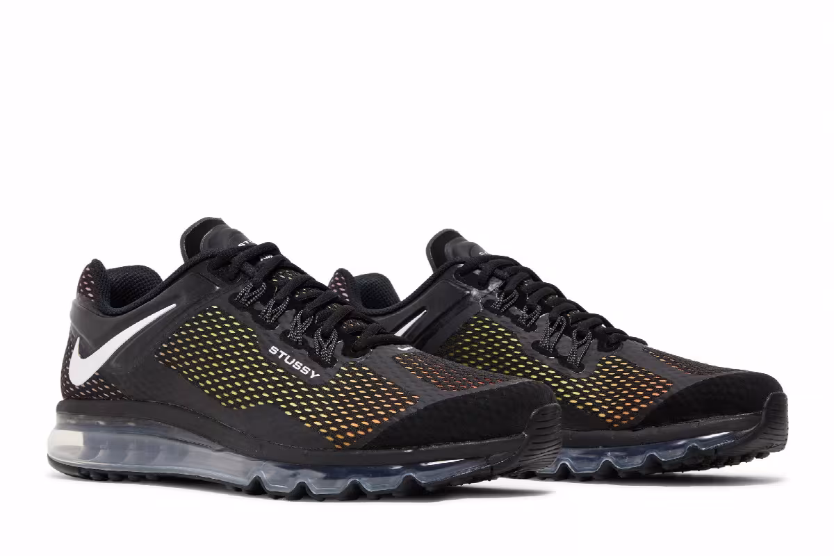Stussy x Nike Air Max 2013 Black, view 9