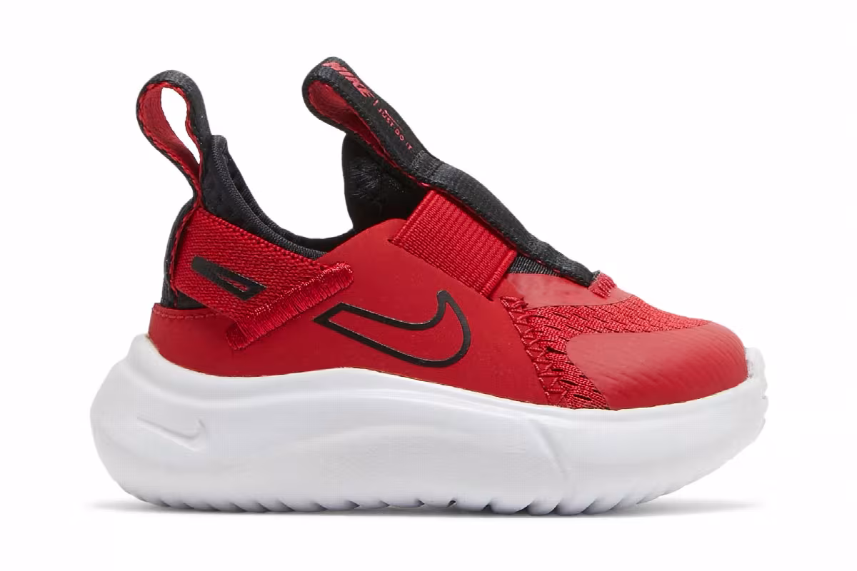 Nike Flex Plus TD University Red Black, view 2