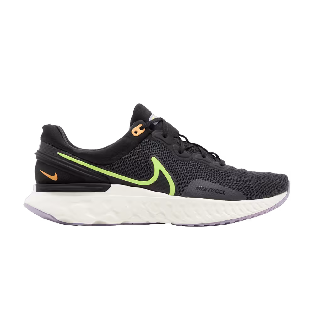 Nike React Miler 3 Anthracite Ghost Green