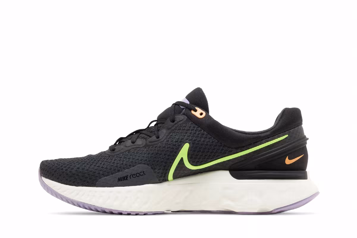 Nike React Miler 3 Anthracite Ghost Green, view 4