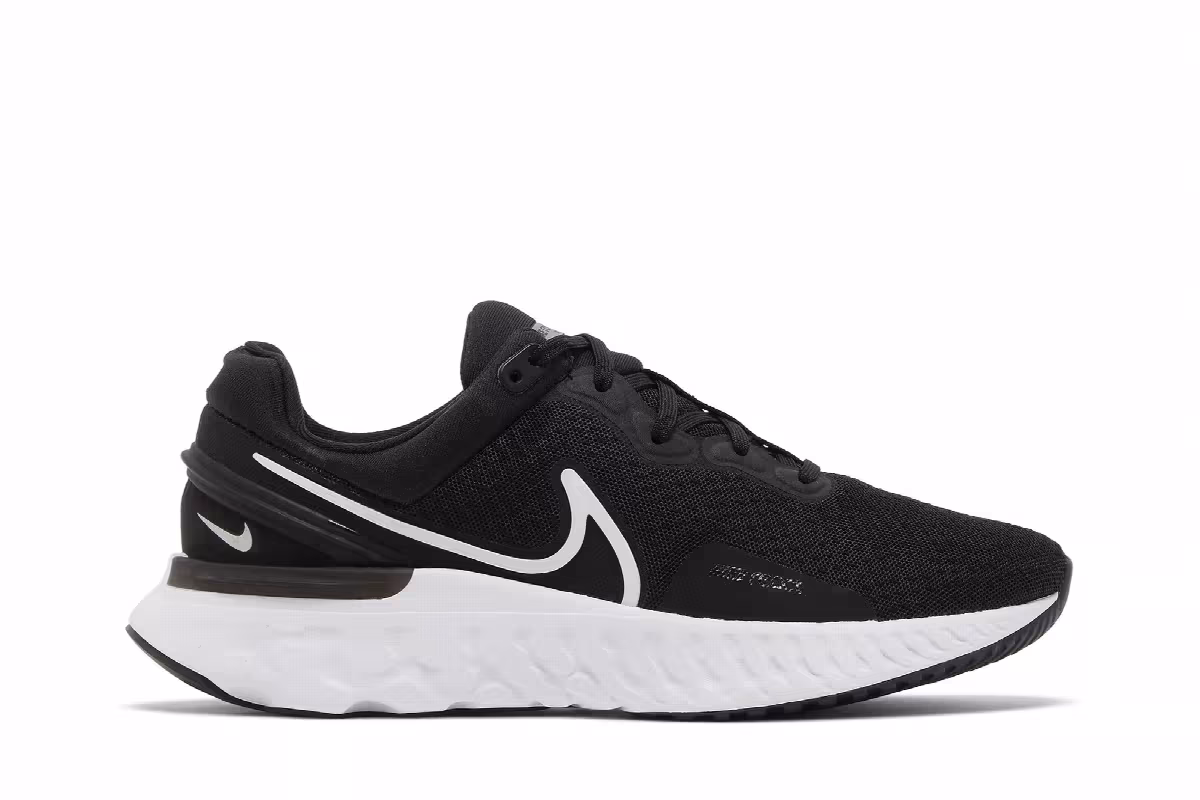 Nike Women's React Miler 3 Black Anthracite, view 2