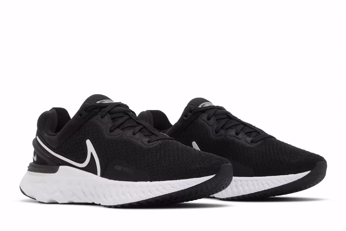 Nike Women's React Miler 3 Black Anthracite, view 9
