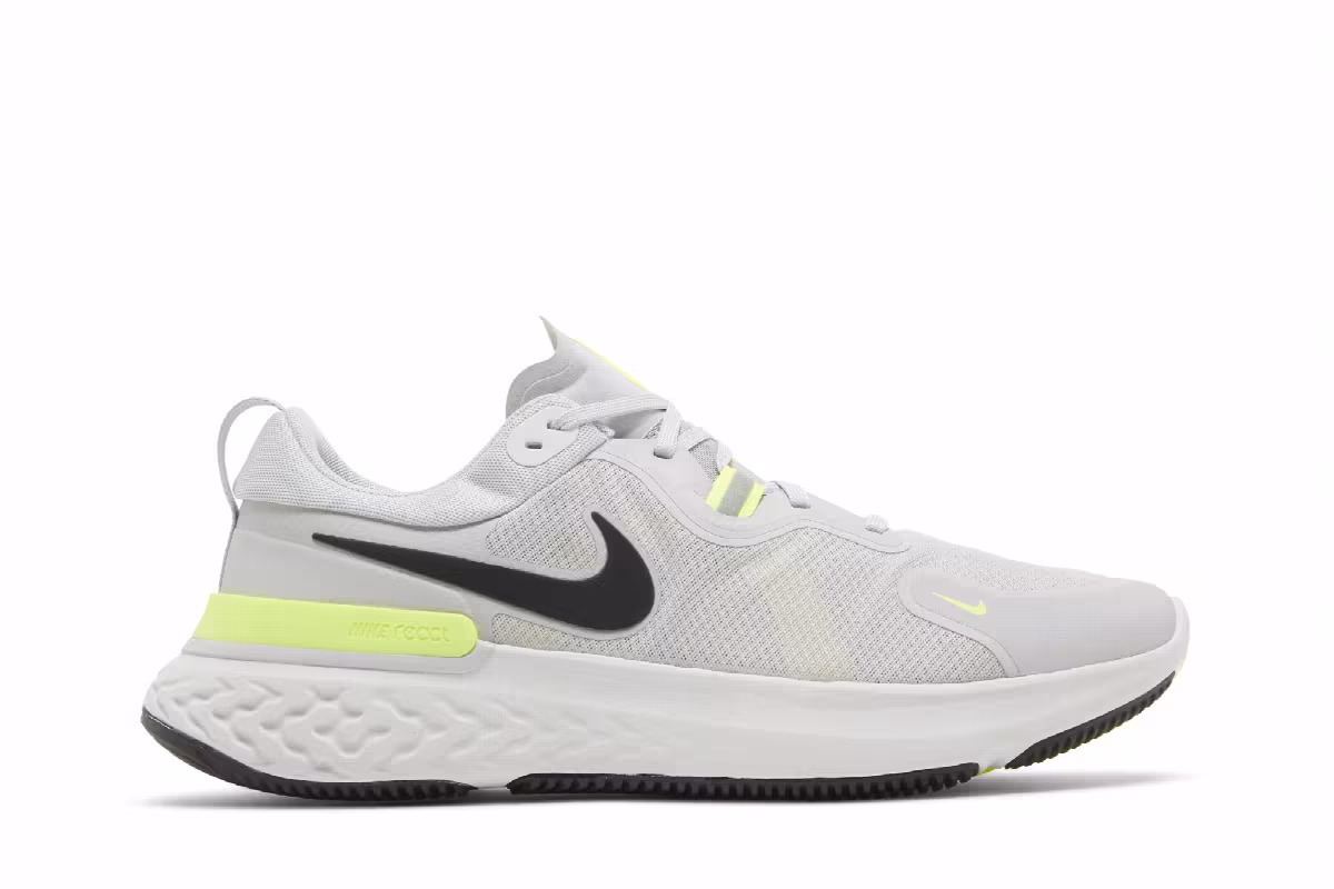 Nike React Miler Grey Fog Volt, view 2