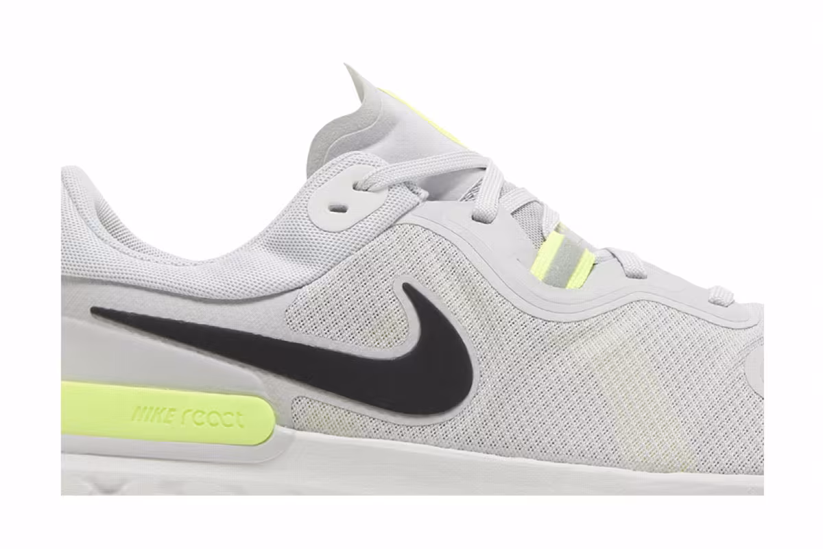 Nike React Miler Grey Fog Volt, view 3